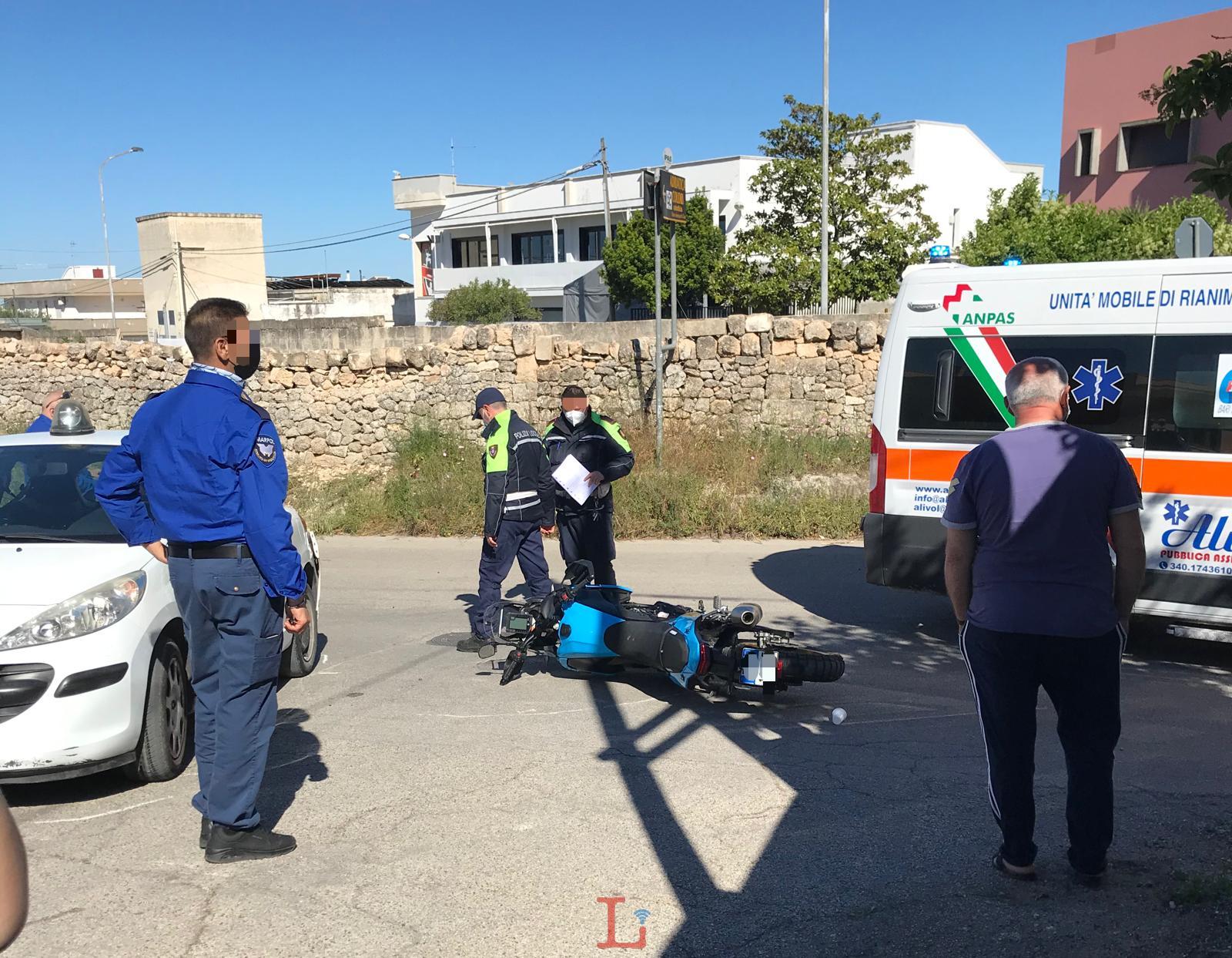 Via Conchia Scontro Auto Moto All Incrocio Centauro In Ospedale